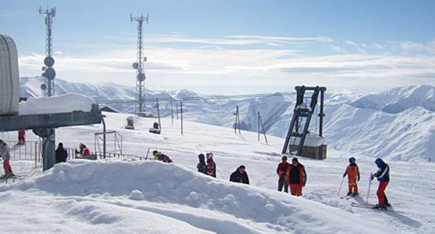 Грузия, Гудаури, январь 2010 года. Фото с сайта www.gudauri.ru