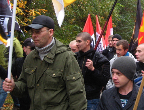 Участники "Русского марша" в Волгограде. 4 ноября 2012 г. Фото Вячеслава Ященко для "Кавказского узла"