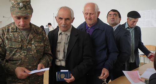 Парламентские выборы в Нагорном Карабахе. Мартунинский район. 3 мая 2015 год. Фото Алвард Григорян для "Кавказского узла"