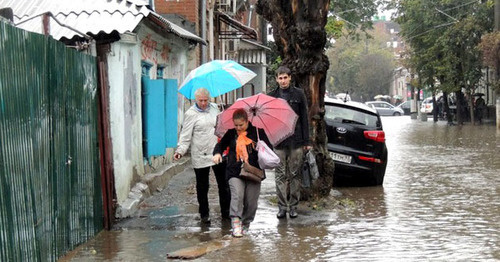 Ливень в Краснодаре. Фото Натальи Дорохиной для "Кавказского узла"