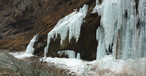 Чегемские водопады. Фото предоставлено Виктором Котляровым