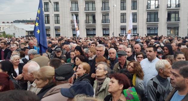 Митинг в Тбилиси 29 октября 2017 г. Фото: "Новости Грузии"