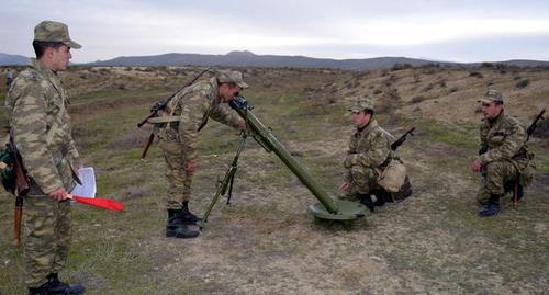 Боевые стрельбы курсантов азербайджанской армии. Фото https://mod.gov.az/ru/foto-arhiv-045/?gid=20924