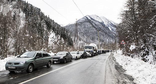 Транскам. Фото: © Sputnik / Наталья Айриян http://sputnik-ossetia.ru/news/20180102/5588162.html