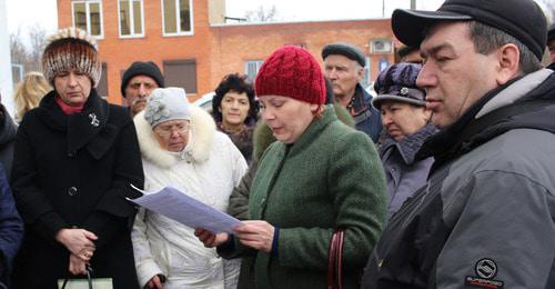 Пикет шахтеров в Гуково. Март 2018 года. Фото Вячеслава Прудникова для "Кавказского узла"