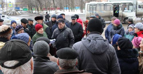 Пикет шахтеров Гуково. Апрель 2018 г. Фото Вячеслава Прудникова для "Кавказского узла"