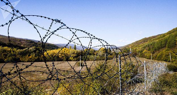 Граница с Южной Осетией Грузии. Фото Sputnik / Наталья Айриян https://sputnik-ossetia.ru/South_Ossetia/20180505/6325992.html