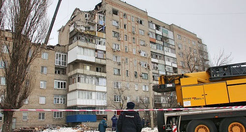 Последствия взрыва в многоэтажке в Шахтах. 14.01.2019 г. Фото Вячеслава Прудникова для "Кавказского узла"