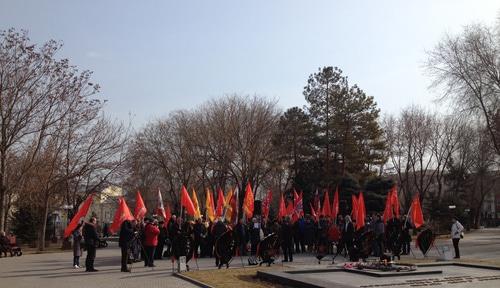 Митинг в Астрахани 23 февраля 2019 года. Фото Алены Садовской для «Кавказского узла»