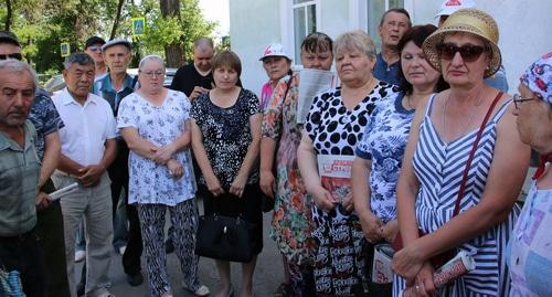 Пикет Шахтеров в Гуково 2 июня 2019 года. Фото Вячеслава Прудникова для "Кавказского узла".