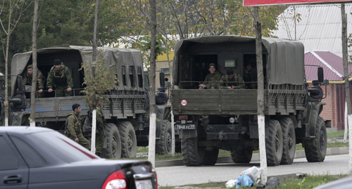 Сотрудники силовых структур. Чечня. Фото: REUTERS/Alkhan Gargayev