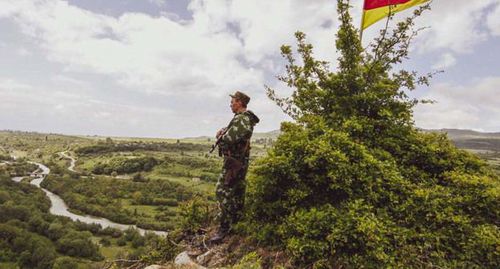 На границе Южной Осетии © Фото пресс-служба Погрануправления ФСБ РФ в Южной Осетии 