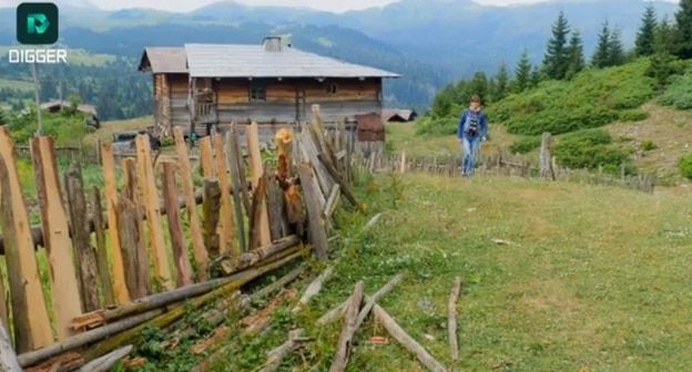 Грузия. Скриншот с видео "Georgia Pastoral Tourism * Эко туризм в Грузии" пользователя Matvey Mosiahin, https://www.youtube.com/watch?v=pMkU7NkpZkM