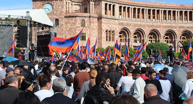 Митинг в Ереване. Май 2024 г. Фото Тиграна Петросяна для "Кавказского узла"