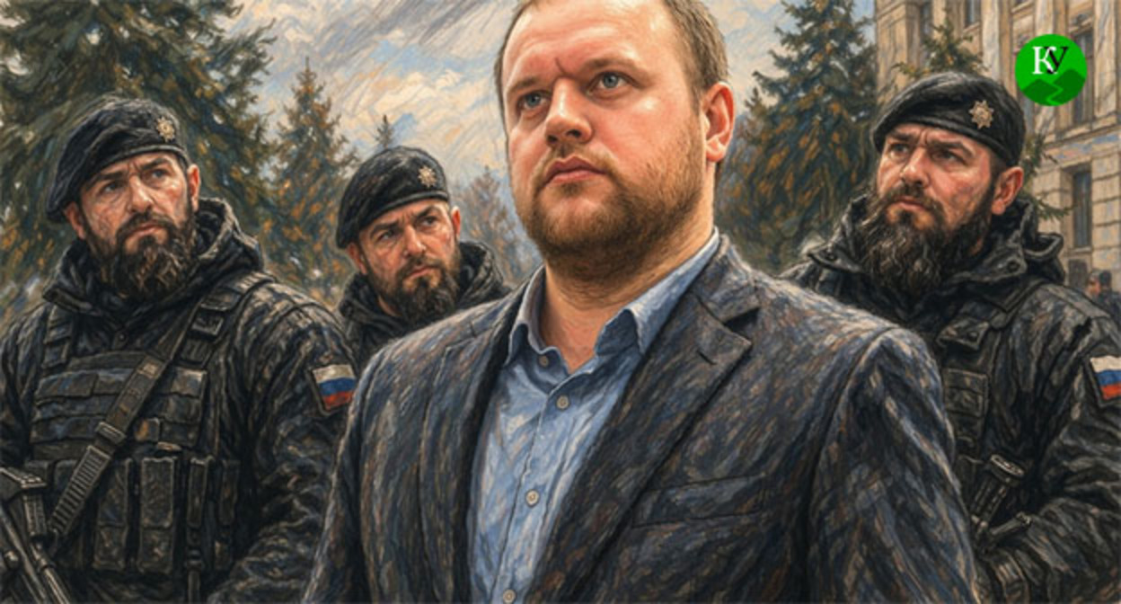 Павел Губарев. Иллюстрация создана "Кавказским узлом" при помощи ИИ в программе Copilot Павел Губарев. Иллюстрация создана "Кавказским узлом" при помощи ИИ в программе Copilot