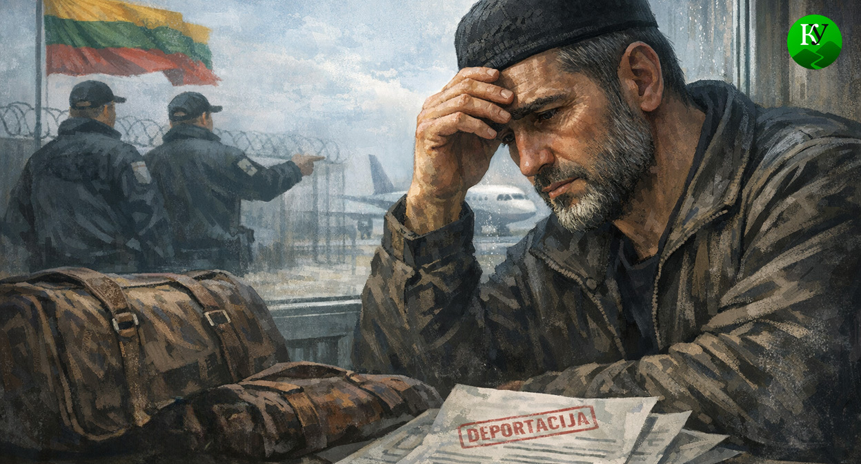 Мужчина в ожидании депортации. Иллюстрация создана «Кавказским узлом» с помощью ИИ в программе Copilot Мужчина в ожидании депортации. Иллюстрация создана «Кавказским узлом» с помощью ИИ в программе Copilot