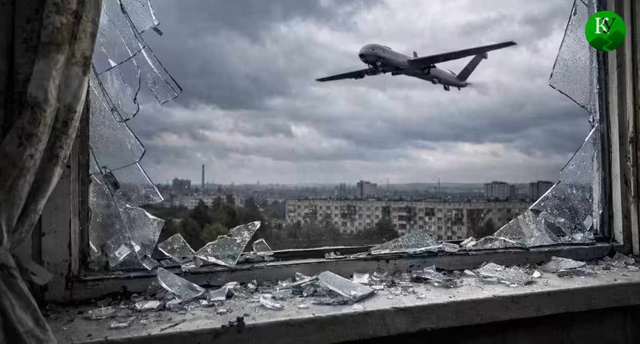 БПЛА в небе. Иллюстрация создана «Кавказским узлом» с помощью ИИ в программе Copilot БПЛА в небе. Иллюстрация создана «Кавказским узлом» с помощью ИИ в программе Copilot